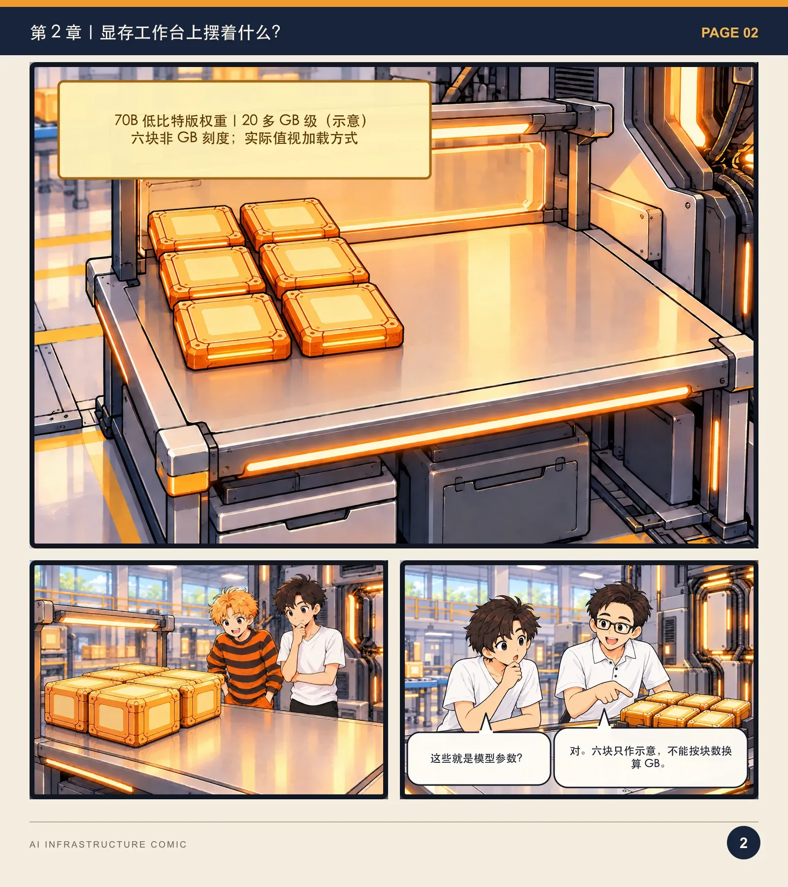 模型为什么跑不起来？——漫画读懂 AI Infra · 第 2 页