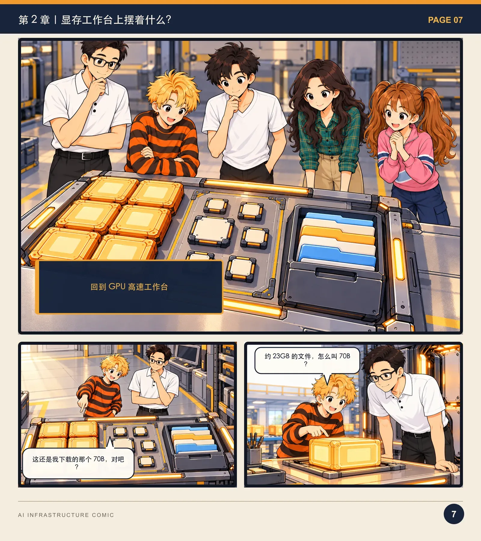 模型为什么跑不起来？——漫画读懂 AI Infra · 第 7 页