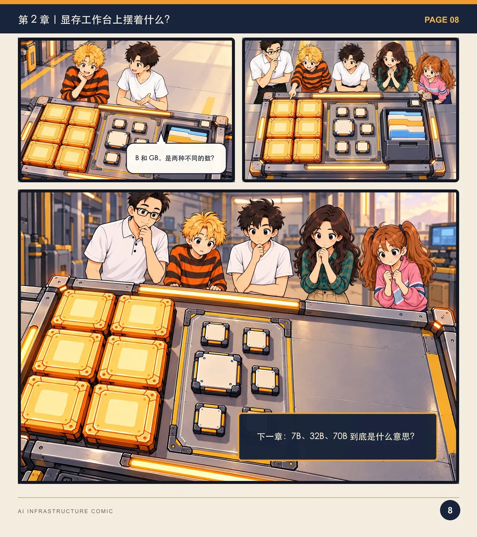模型为什么跑不起来？——漫画读懂 AI Infra · 第 8 页