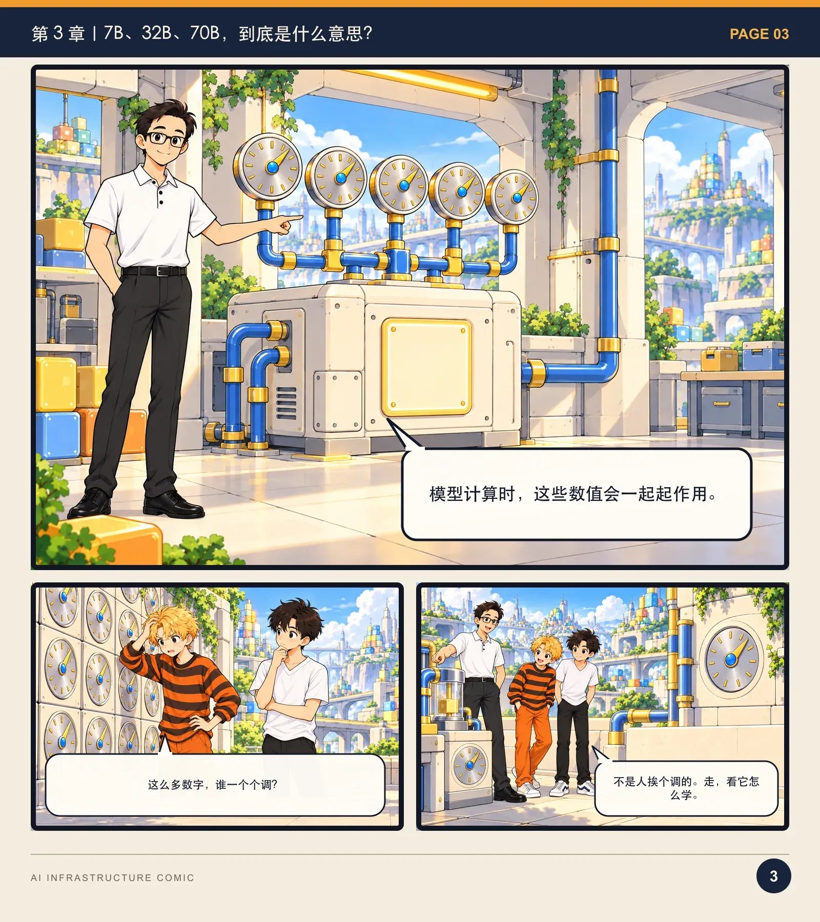 模型为什么跑不起来？——漫画读懂 AI Infra · 第 3 页