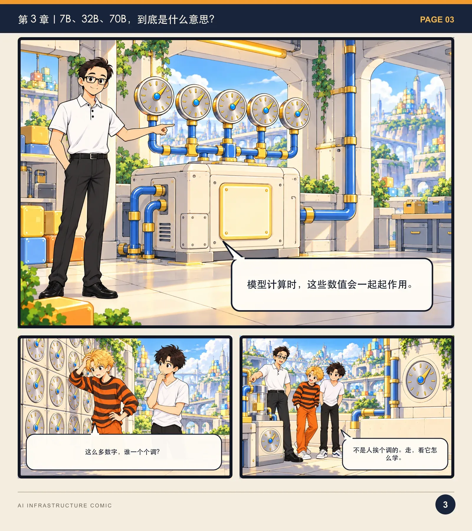 模型为什么跑不起来？——漫画读懂 AI Infra · 第 3 页